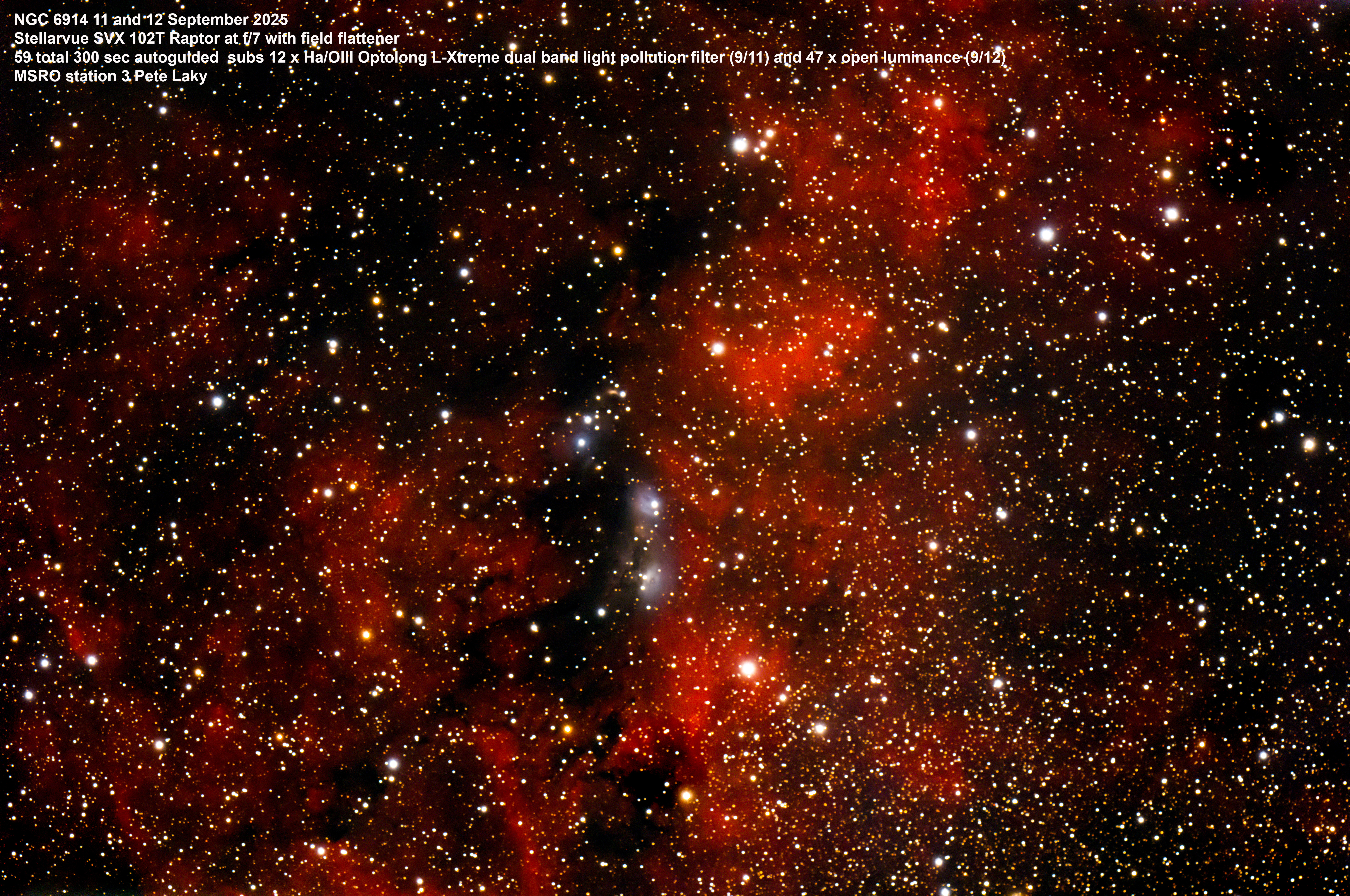 NGC 6914 by Pete Laky