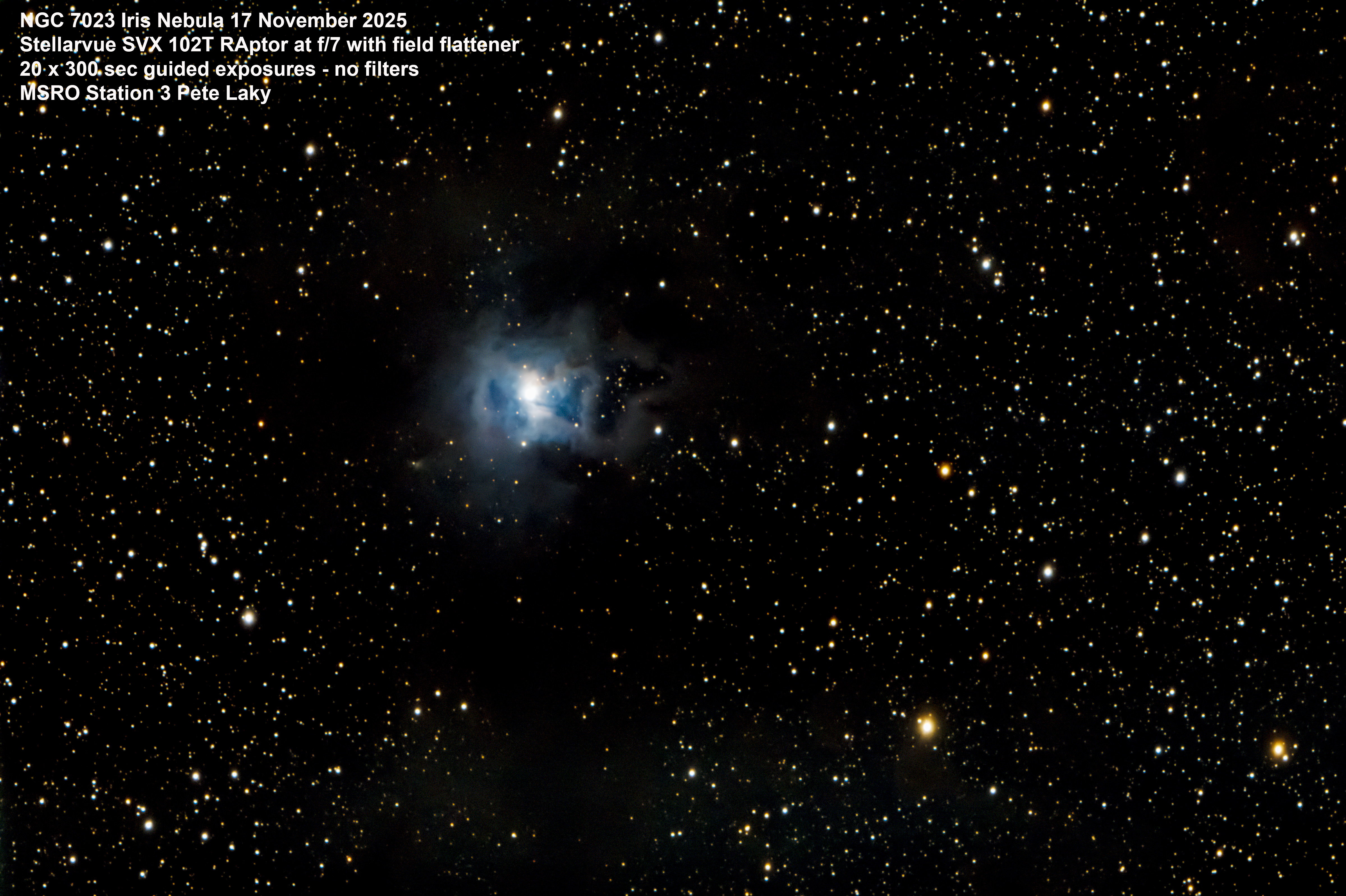 NGC 7023 by Pete Laky